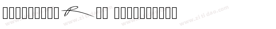 OldHaroldRee Bold字体转换